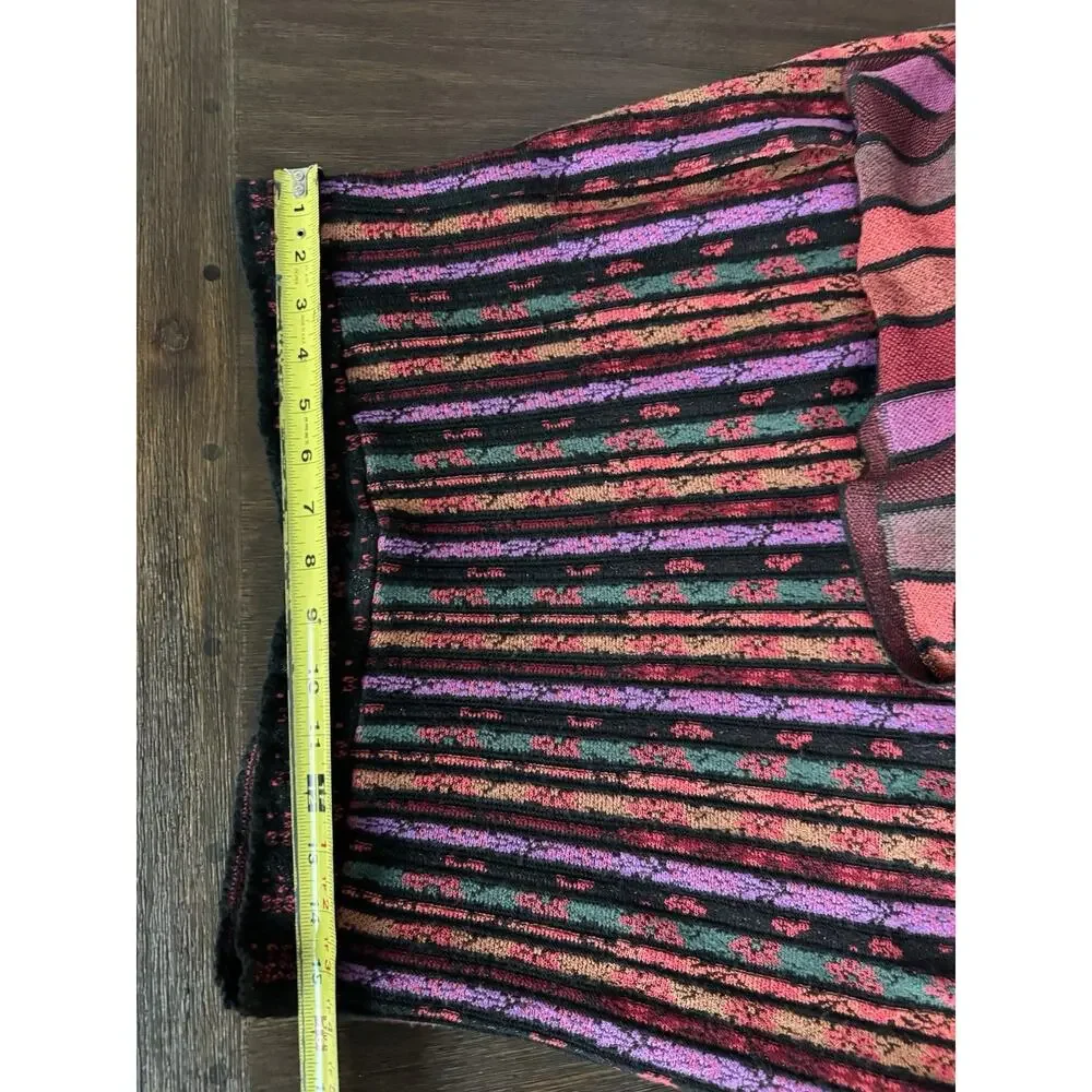 Anthropologie Cecilia Prado Pleated Midi Skirt Knit Women’s Large - Picture 11 of 11